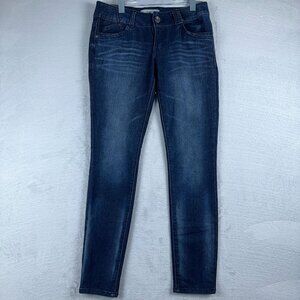 JOLT Jeans Women's Size 7 Ankle Skinny Stone Wash Low Rise Below the Waist Blue